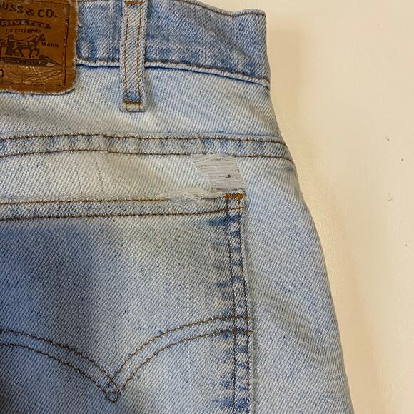 Vintage Levis Flex Denim Jeans Light Wash 90's Mens Size 34 x 30 - Picture 12 of 13